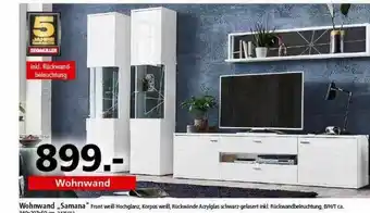 Segmüller Segmüller Wohnwand „samana“ Angebot