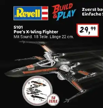 Idee+Spiel Revell BUILD & PLAY 5101 Poe's X-Wing Fighter Angebot
