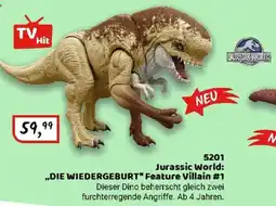 Idee+Spiel Jurassic World 5201 ,,DIE WIEDERGEBURT" Feature Villain #1 Angebot