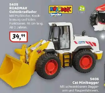 Idee+Spiel bruder 5405 ROADMAX Gelenkradlader Angebot
