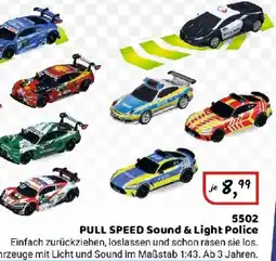 Idee+Spiel 5502 PULL SPEED Sound & Light Police Angebot