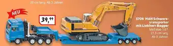 Idee+Spiel 5706 MAN Schwerstransporter mit Liebherr Bagger Angebot