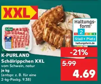 Kaufland K-PURLAND Schälrippchen XXL Angebot