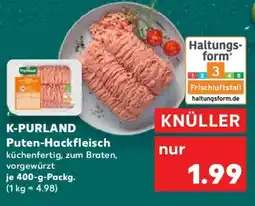 Kaufland K-PURLAND Puten-Hackfleisch Angebot