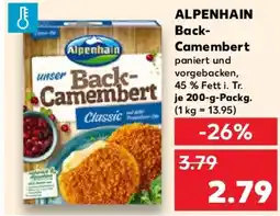 Kaufland ALPENHAIN Back- Camembert Angebot