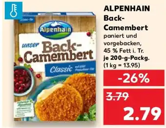 Kaufland ALPENHAIN Back- Camembert Angebot