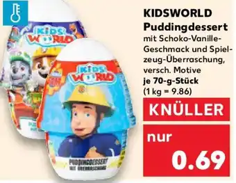 Kaufland KIDSWORLD Pudding dessert Angebot