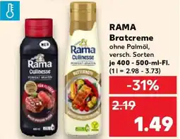 Kaufland RAMA Bratcreme Angebot