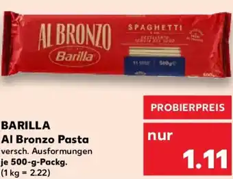 Kaufland BARILLA Al Bronzo Pasta Angebot