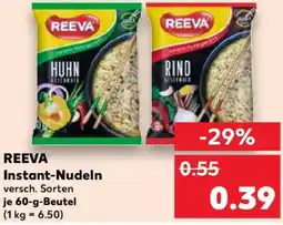 Kaufland REEVA Instant-Nudeln Angebot