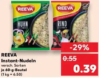 Kaufland REEVA Instant-Nudeln Angebot