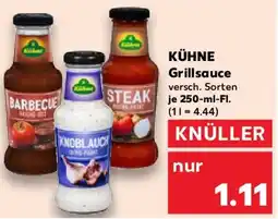 Kaufland KÜHNE Grillsauce Angebot