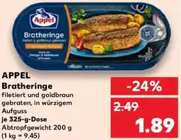 Kaufland APPEL Bratheringe Angebot