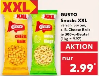 Kaufland GUSTO Snacks XXL Angebot