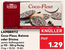 Kaufland LAMBERTZ Coco-Fleur, Balena oder Divina Angebot
