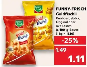 Kaufland FUNNY-FRISCH Goldfischli Angebot