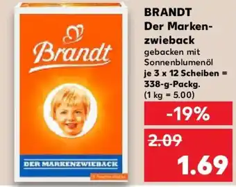 Kaufland BRANDT Der Marken- zwieback Angebot