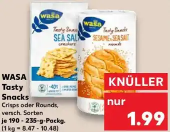 Kaufland WASA Tasty Snacks Angebot
