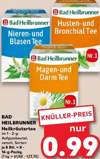 Kaufland BAD HEILBRUNNER Heilkräutertee Angebot