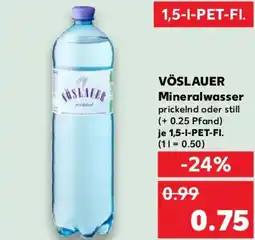 Kaufland VÖSLAUER Mineralwasser Angebot
