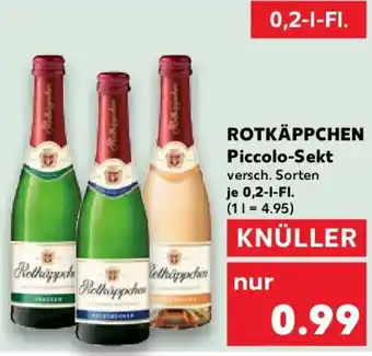 Kaufland ROTKÄPPCHEN Piccolo-Sekt Angebot