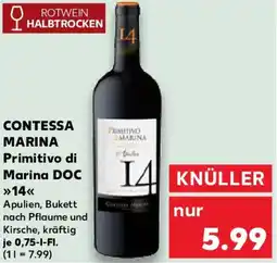 Kaufland CONTESSA MARINA Primitivo di Marina DOC 14 Angebot