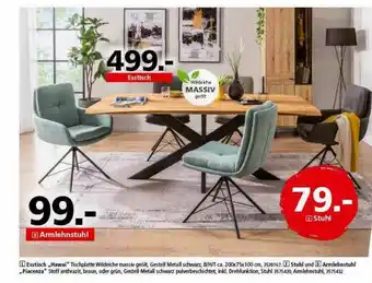 Segmüller Estisch „hawai“ Oder Stuhl Oder Armlehnstuhl „piacenza“ Angebot