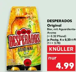 Kaufland DESPERADOS Original Angebot
