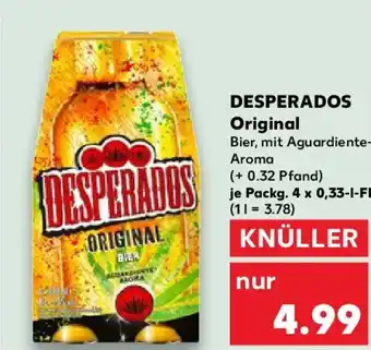 Kaufland DESPERADOS Original Angebot