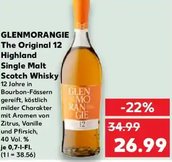 Kaufland GLENMORANGIE The Original 12 Highland Single Malt Scotch Whisky Angebot