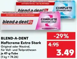Kaufland BLEND-A-DENT Haftcreme Extra Stark Angebot