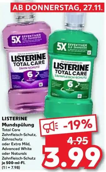 Kaufland LISTERINE Mundspülung Angebot