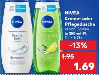 Kaufland NIVEA Creme- oder Pflegedusche Angebot