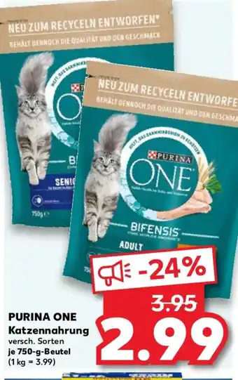 Kaufland PURINA ONE Katzennahrung Angebot