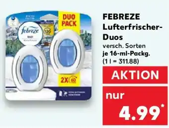 Kaufland FEBREZE Lufterfrischer- Duos Angebot