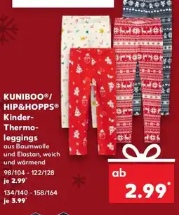 Kaufland KUNIBOO/ HIP&HOPPS Kinder- Thermo- leggings Angebot