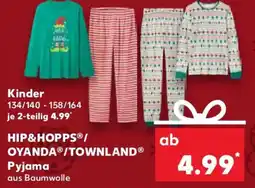 Kaufland OYANDA/TOWNLAND Pyjama Kinder Angebot