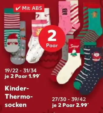 Kaufland KUNIBOO/ HIP&HOPPS/ OYANDA/ TOWNLAND Kinder- Thermo- socken Angebot