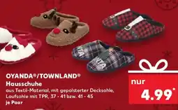 Kaufland OYANDA/TOWNLAND Hausschuhe Angebot