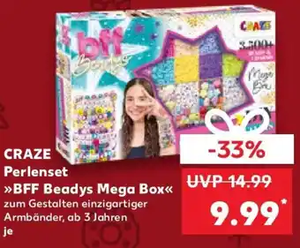 Kaufland CRAZE Perlenset BFF Beadys Mega Box Angebot