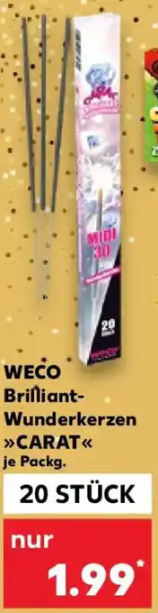 Kaufland WECO Brilliant- Wunderkerzen CARAT Angebot
