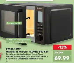 Kaufland SWITCH ON Mikrowelle mit Grill SOMW 800 F2 Angebot