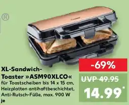 Kaufland BESTRON XL-Sandwich- Toaster ASM90XLCO Angebot