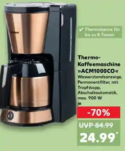 Kaufland BESTRON Thermo- Kaffeemaschine ACM1000CO Angebot