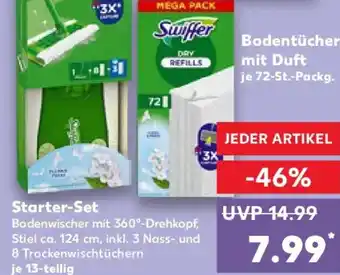 Kaufland Swiffer Starter-Set Bodentücher Angebot