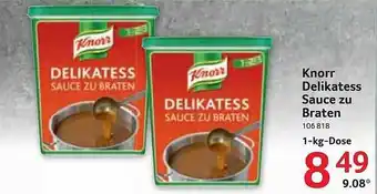 Selgros Knorr Delikatess Sauce Zu Braten Angebot