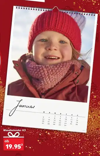 Kaufland Wandkalender A3 Angebot