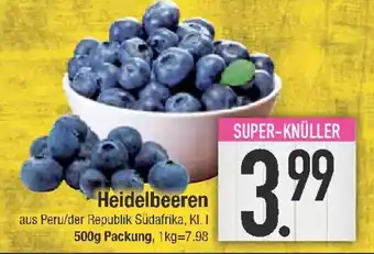 E-Center Heidelbeeren Angebot