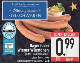 E-Center Bayerische Wiener Würstchen Angebot