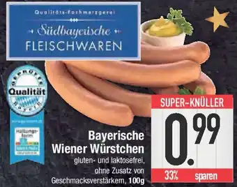 E-Center Bayerische Wiener Würstchen Angebot